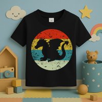 Retro Vintage Dragon Toddler T-Shirt
