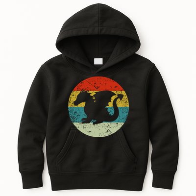 Retro Vintage Dragon Kids Hoodie