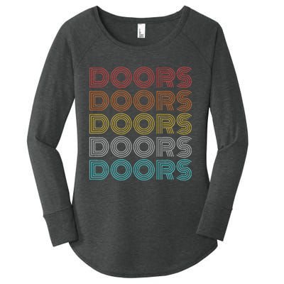 Retro Vintage Doors Women's Perfect Tri Tunic Long Sleeve Shirt