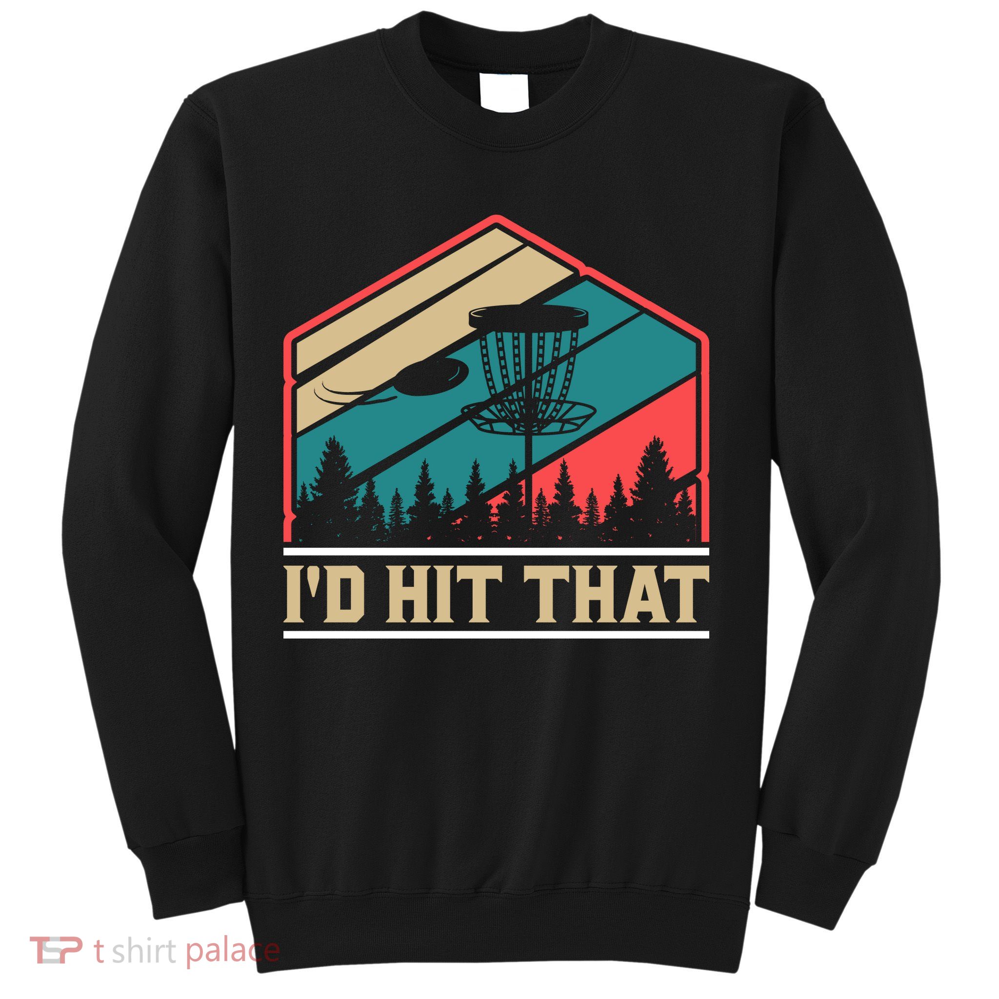 Retro Vintage Disc Golf Shirt Frolf Flying Disc Sport Sweatshirt