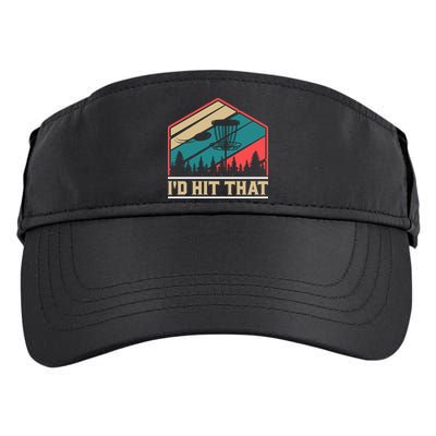 Retro Vintage Disc Golf Shirt Frolf Flying Disc Sport Adult Drive Performance Visor