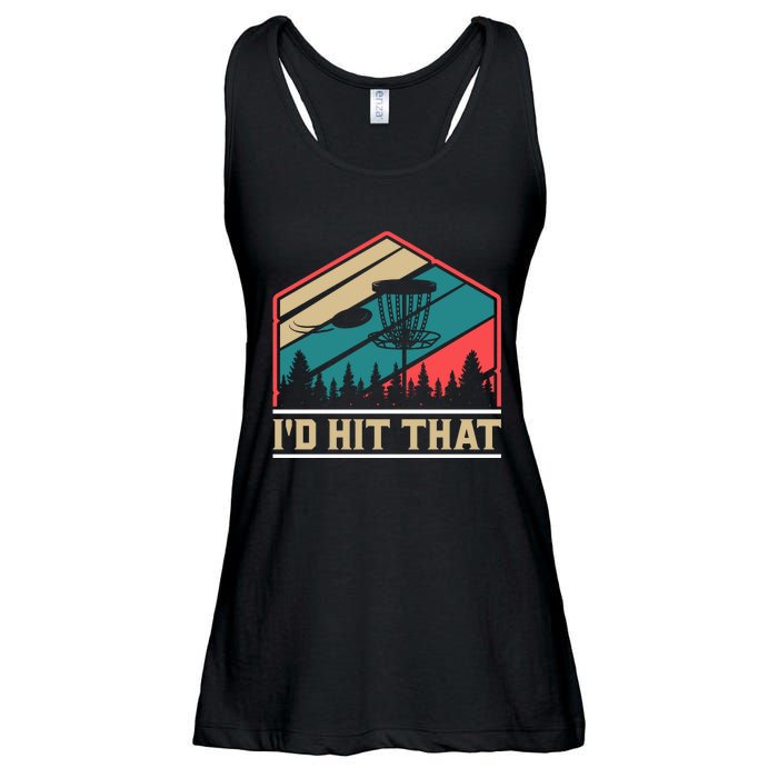 Retro Vintage Disc Golf Shirt Frolf Flying Disc Sport Ladies Essential Flowy Tank