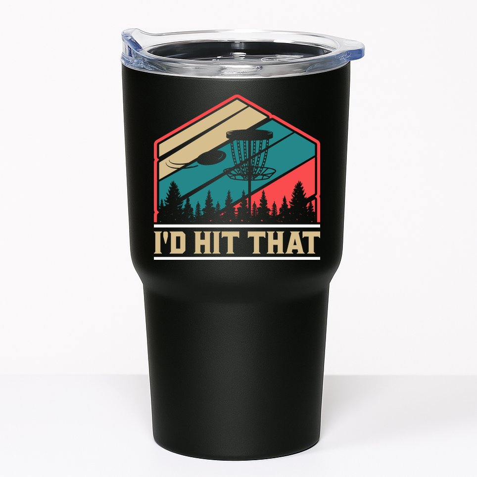 Retro Vintage Disc Golf Shirt Frolf Flying Disc Sport Tumbler
