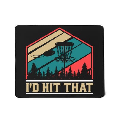 Retro Vintage Disc Golf Shirt Frolf Flying Disc Sport Mousepad