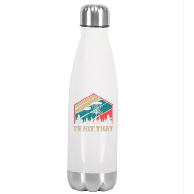 Retro Vintage Disc Golf Shirt Frolf Flying Disc Sport Stainless Steel Insulated Water Bottle