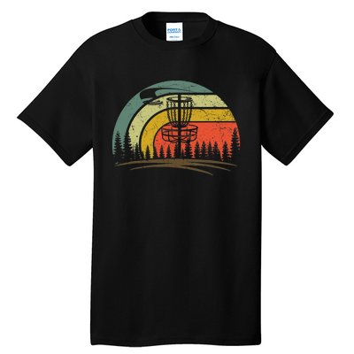 Retro Vintage Disc Golf Shirt Frolf Flying Disc Sport Tall T-Shirt