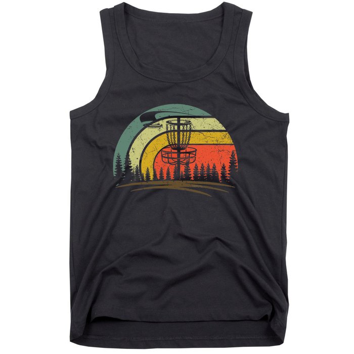 Retro Vintage Disc Golf Shirt Frolf Flying Disc Sport Tank Top