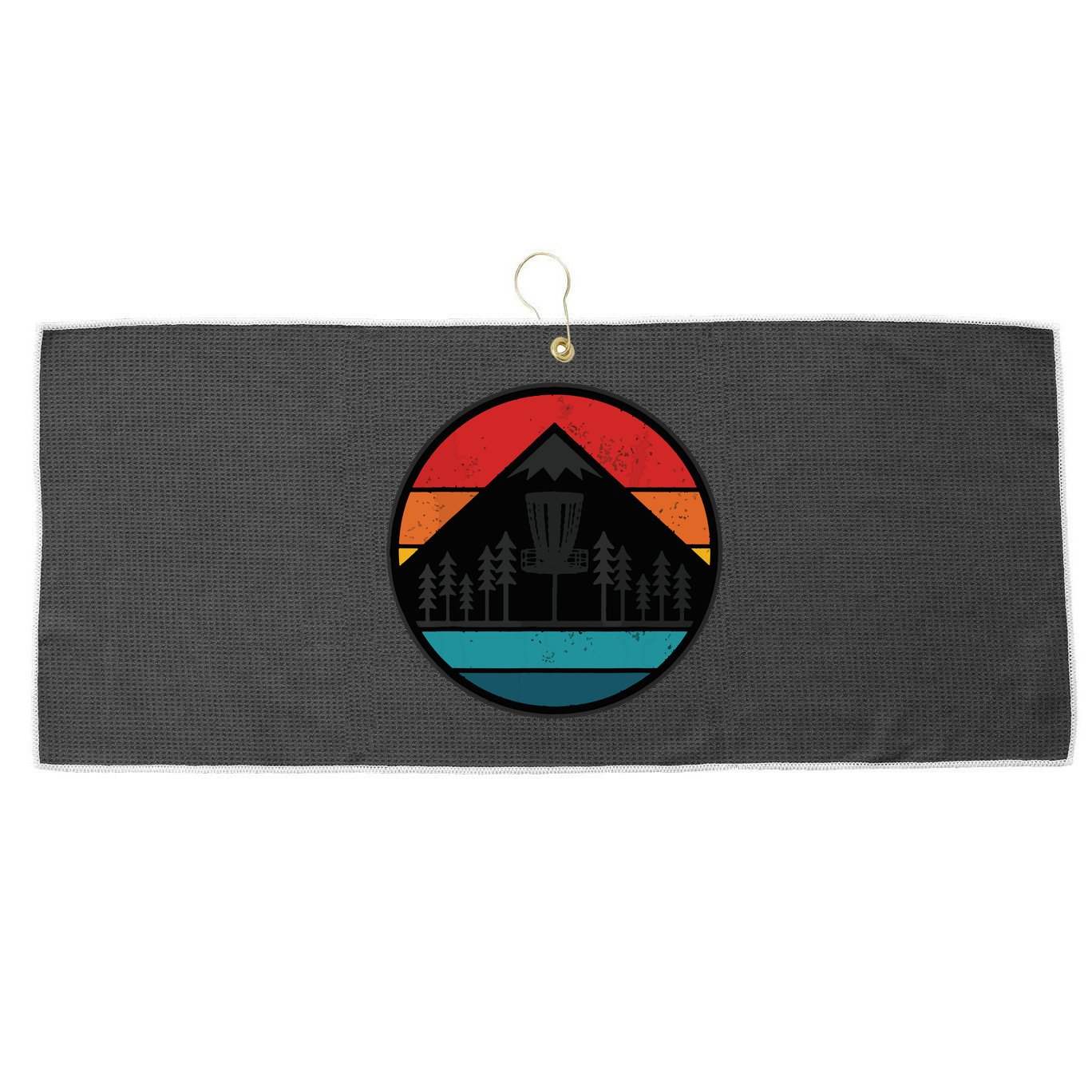 Retro Vintage Disc Golf Frolf Flying Disc Sport Large Microfiber Waffle Golf Towel