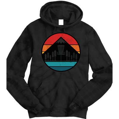Retro Vintage Disc Golf Frolf Flying Disc Sport Tie Dye Hoodie