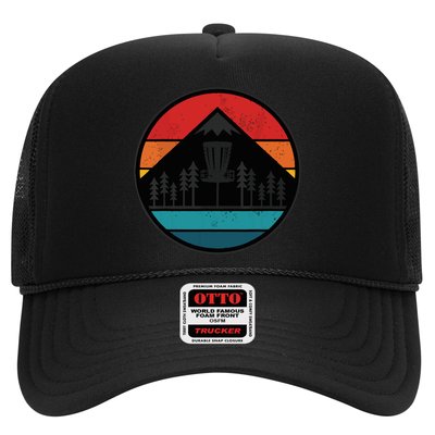 Retro Vintage Disc Golf Frolf Flying Disc Sport Trucker Hat
