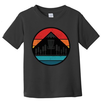 Retro Vintage Disc Golf Frolf Flying Disc Sport Toddler T-Shirt