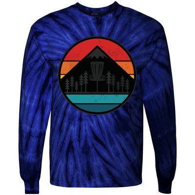 Retro Vintage Disc Golf Frolf Flying Disc Sport Tie-Dye Long Sleeve Shirt