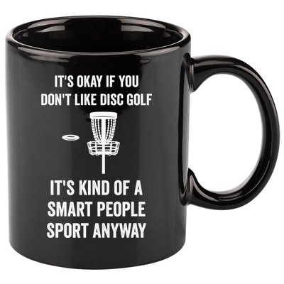 Retro Vintage Disc Golf Frolf Flying Disc Sport Lover 11oz C Handle Ceramic Mug
