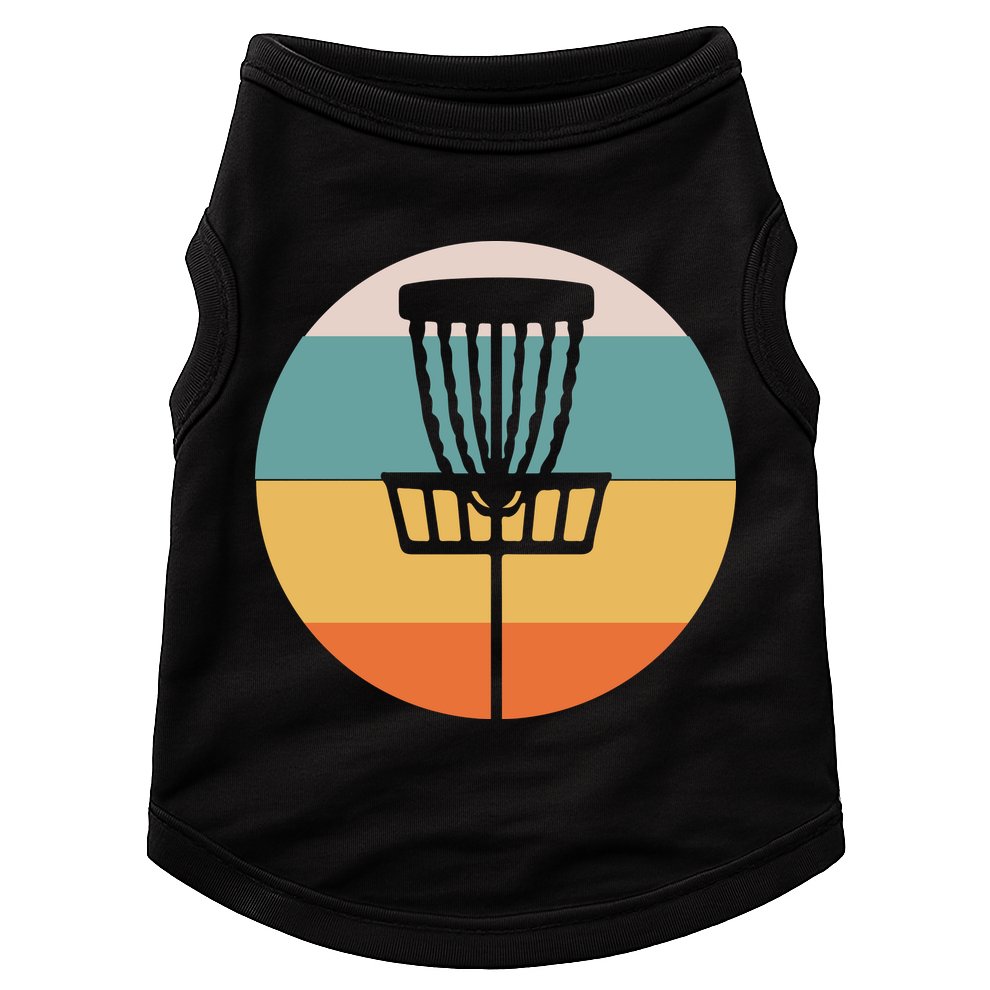 Retro Vintage Disc Golf Funny Frolf Flying Disc Sport Doggie Tank