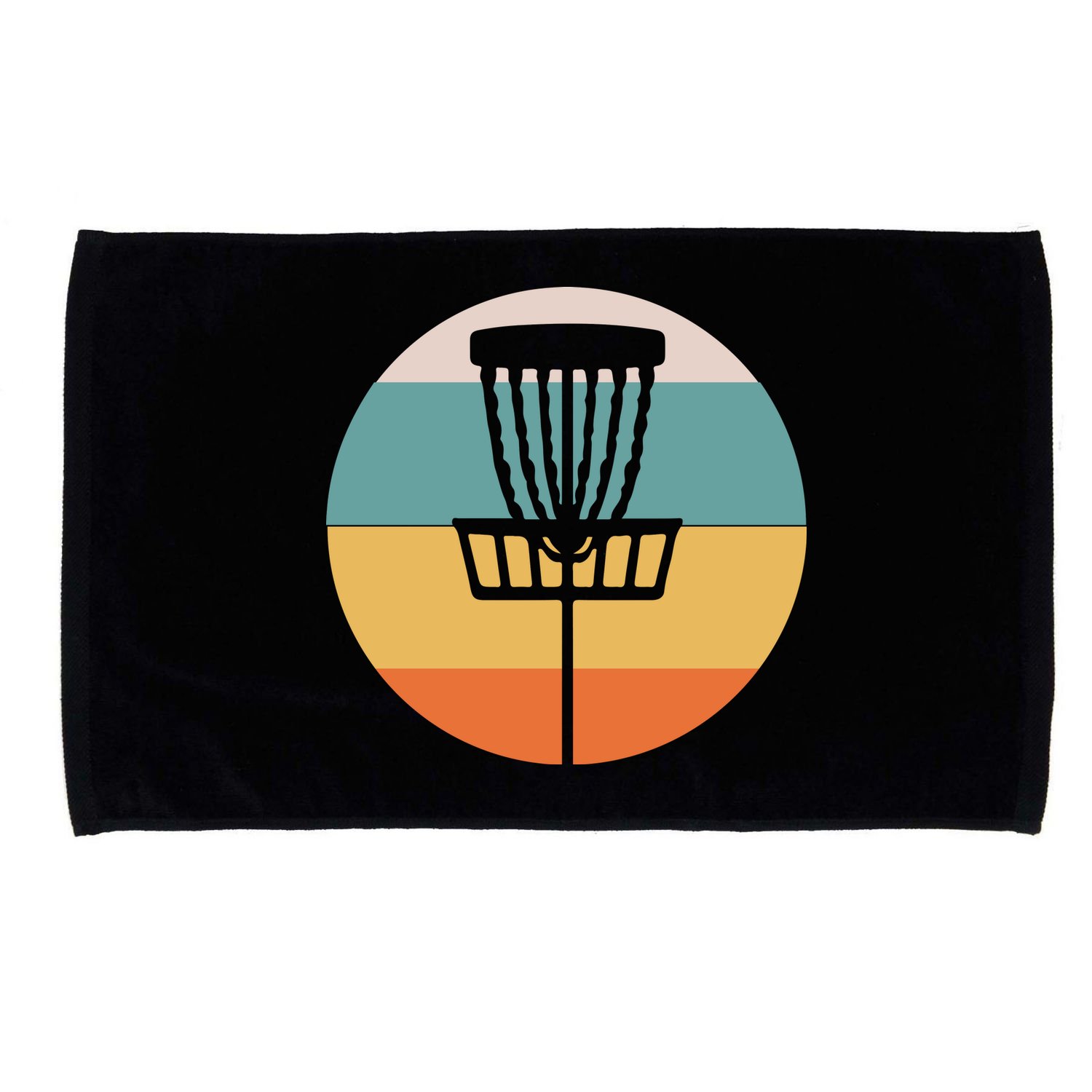 Retro Vintage Disc Golf Funny Frolf Flying Disc Sport Microfiber Hand Towel