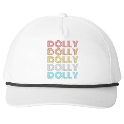 Retro Vintage Dolly Snapback Five-Panel Rope Hat