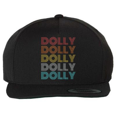 Retro Vintage Dolly Wool Snapback Cap