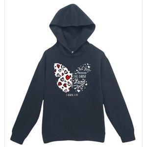 Red Valentine's Days Women Christian Butterfly Urban Pullover Hoodie