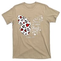 Red Valentine's Days Women Christian Butterfly T-Shirt