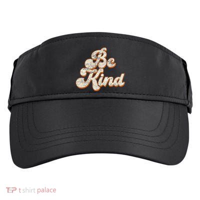 Retro Vintage Distressed Be Kind Adult Drive Performance Visor
