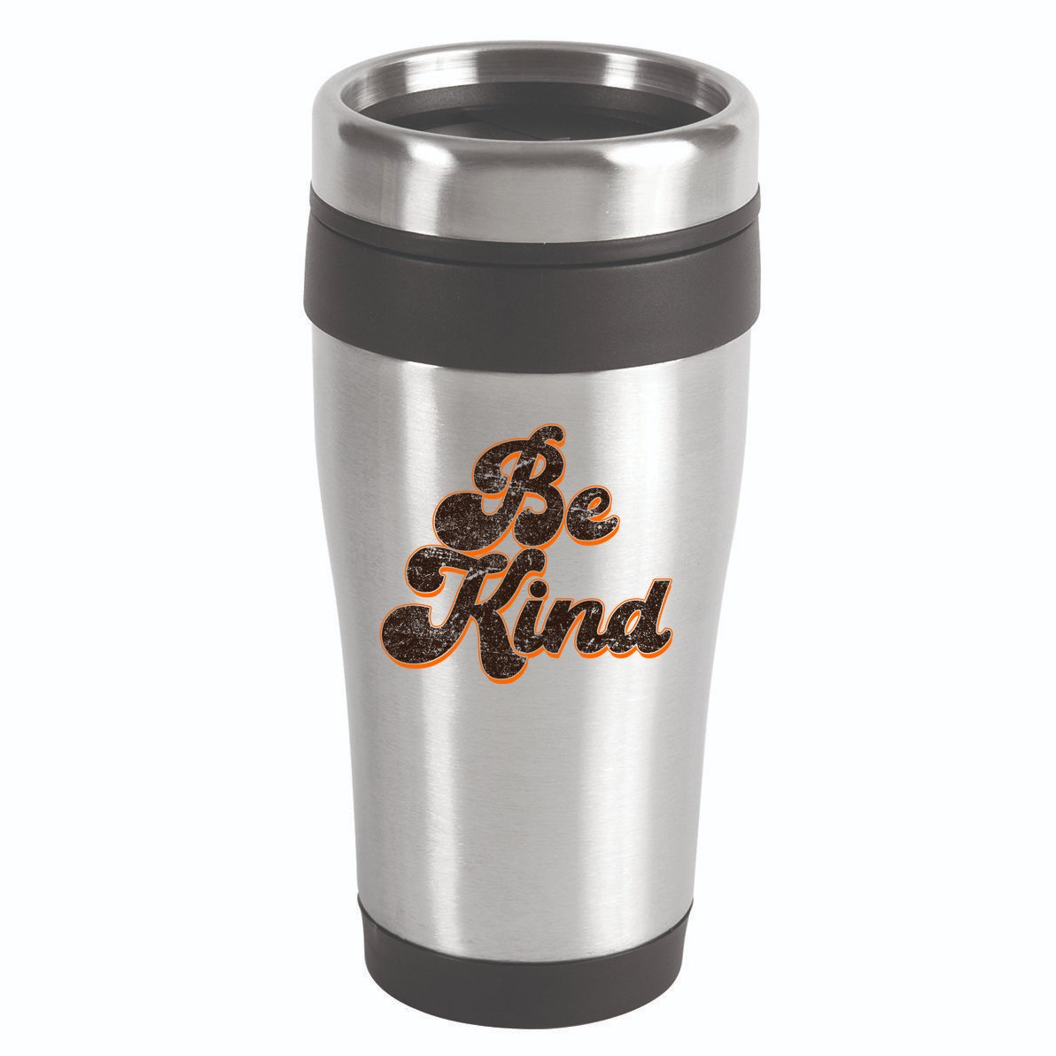 Retro Vintage Distressed Be Kind 16oz Travel Tumbler