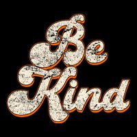 Retro Vintage Distressed Be Kind Crop Top