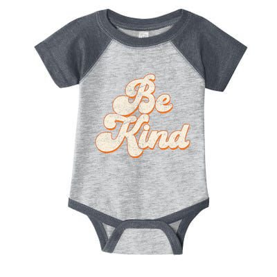 Retro Vintage Distressed Be Kind Infant Baby Jersey Bodysuit