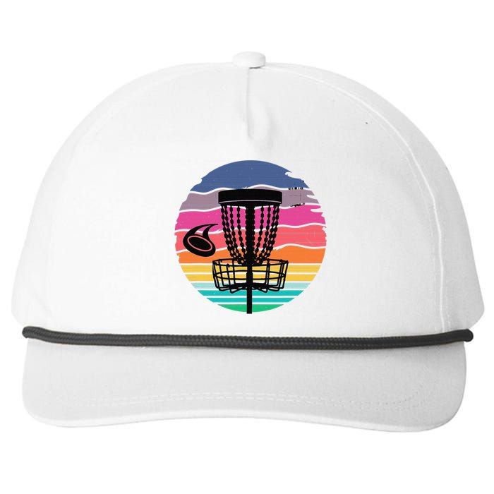 Retro Vintage Disc Golf Shirts Disc Golf Clothing Gift Snapback Five-Panel Rope Hat