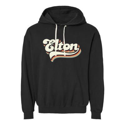 Retro Vintage Elton Garment-Dyed Fleece Hoodie