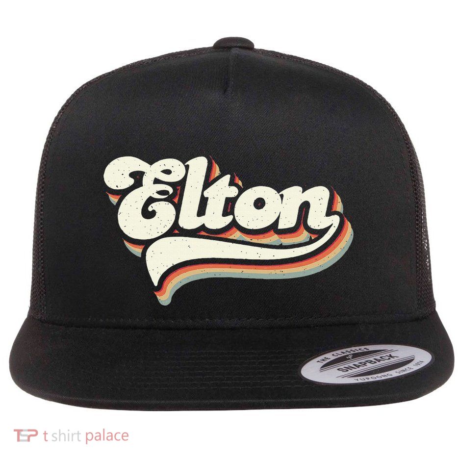 Retro Vintage Elton Flatbill Hat