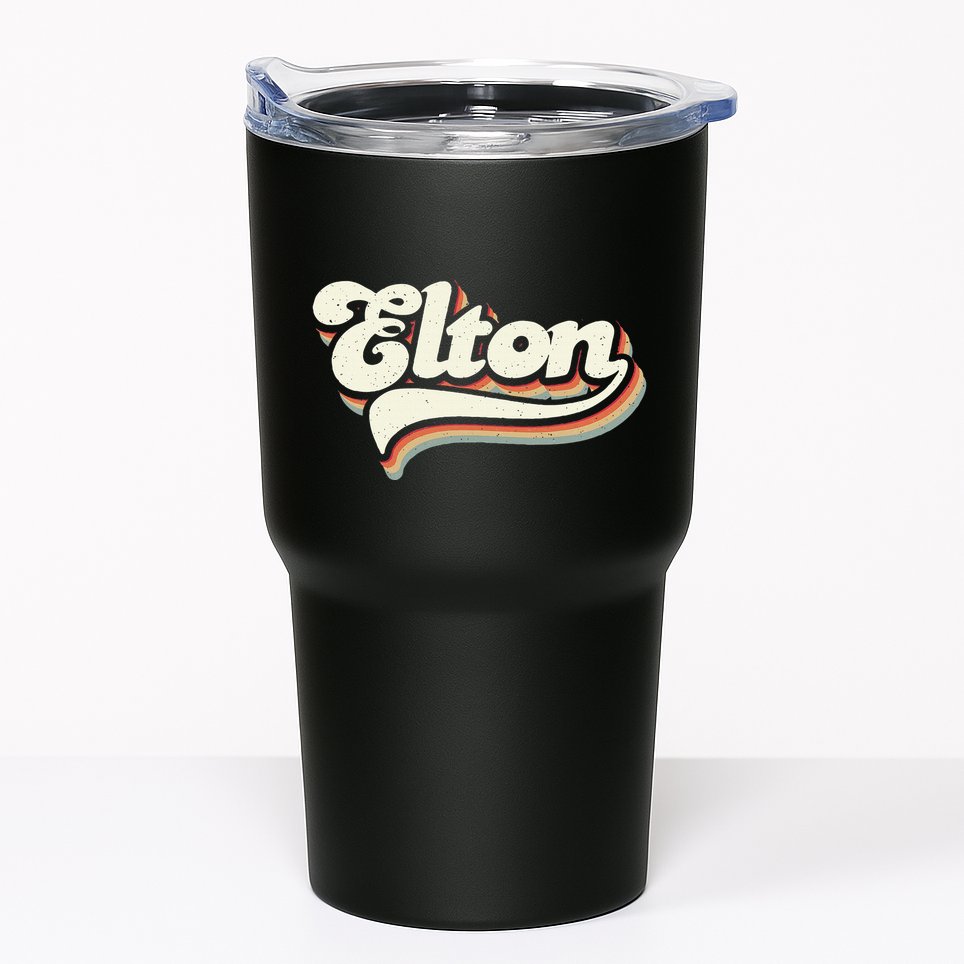 Retro Vintage Elton Tumbler