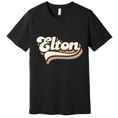 Retro Vintage Elton Premium T-Shirt