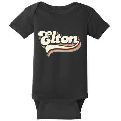 Retro Vintage Elton Baby Bodysuit
