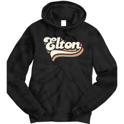 Retro Vintage Elton Tie Dye Hoodie