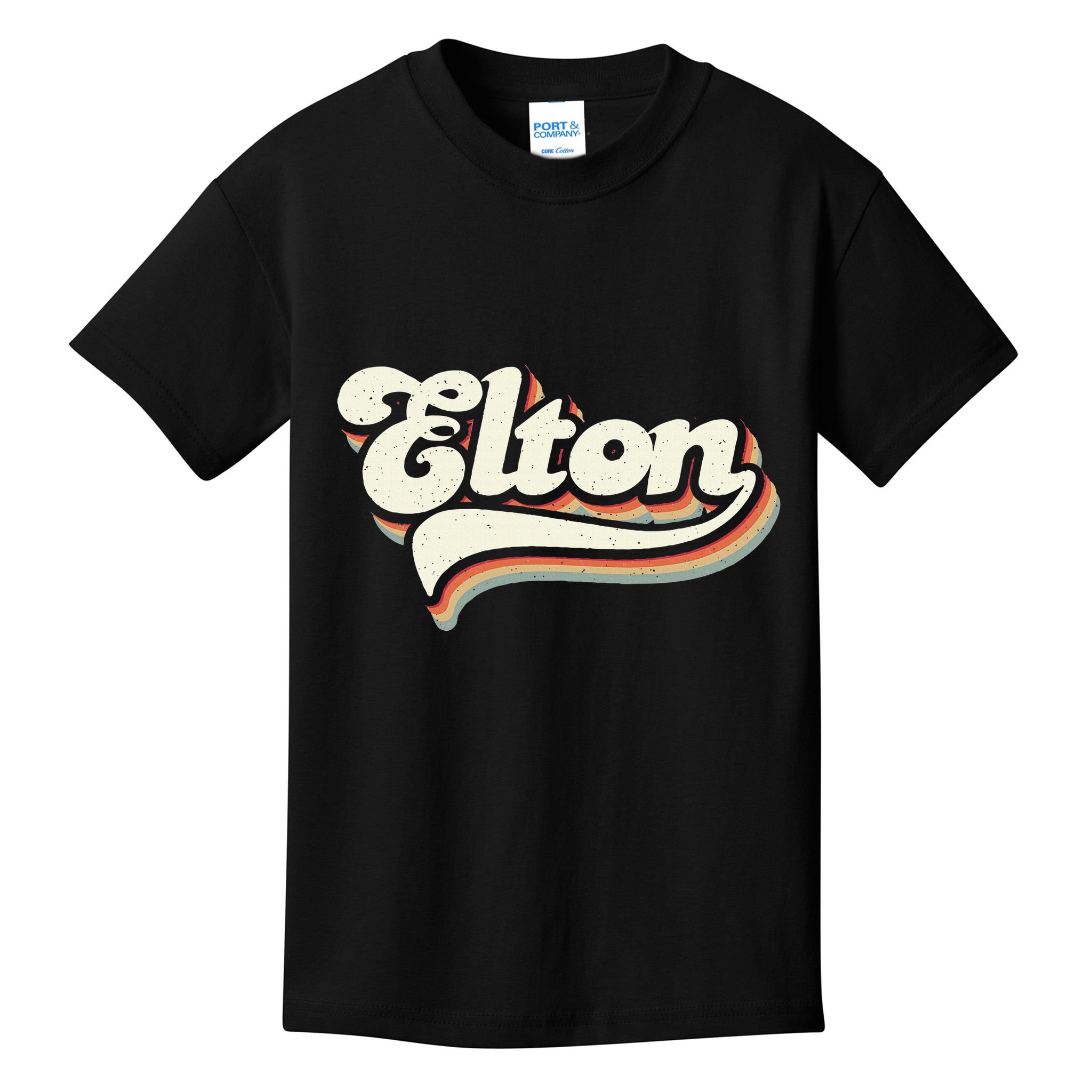 Retro Vintage Elton Kids T-Shirt
