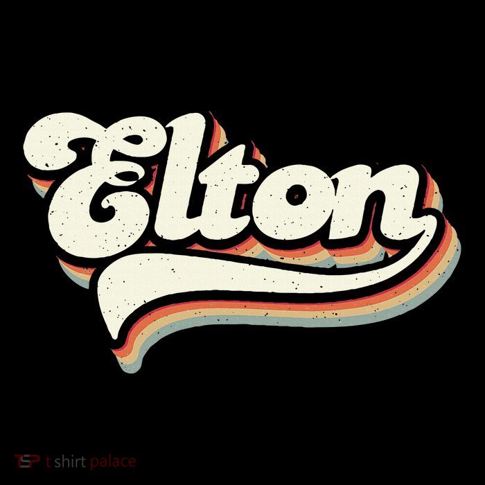 Retro Vintage Elton Kids T-Shirt