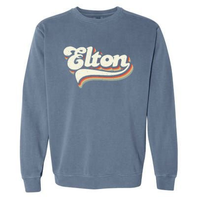 Retro Vintage Elton Garment-Dyed Sweatshirt