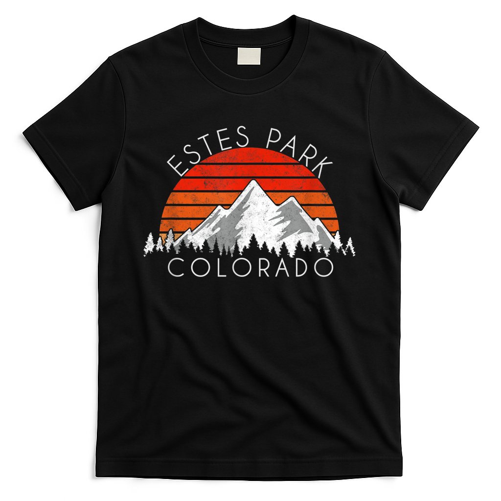 Retro Vintage Estes Park, Colorado Distressed T-Shirt