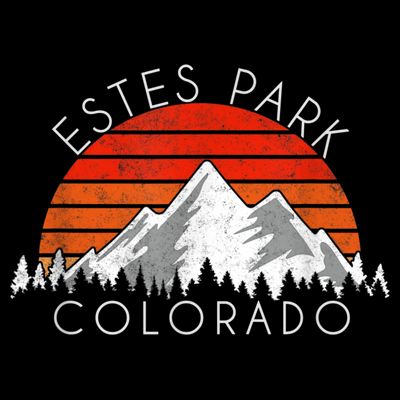 Retro Vintage Estes Park, Colorado Distressed T-Shirt