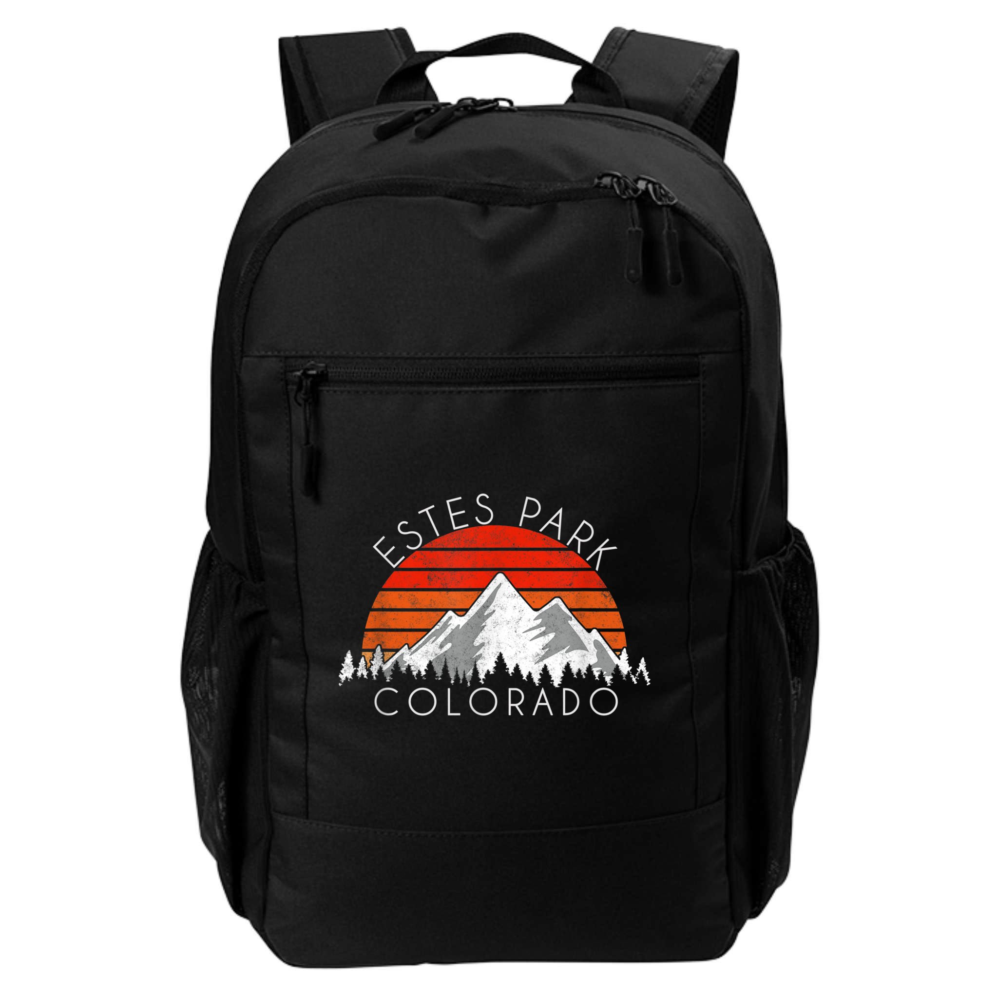 Retro Vintage Estes Park, Colorado Distressed Backpack