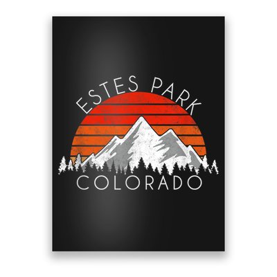 Retro Vintage Estes Park, Colorado Distressed Poster