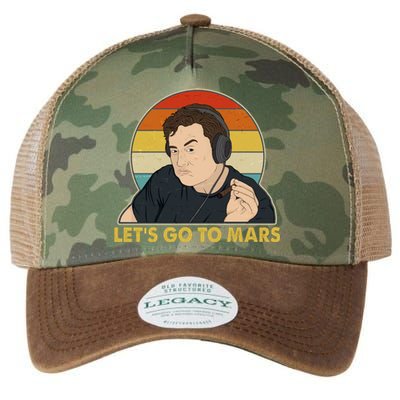 Retro Vintage Elon Musk Let's Go To Mars Legacy Tie Dye Trucker Hat