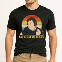 Retro Vintage Elon Musk Let's Go To Mars Performance Shirt