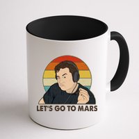 Retro Vintage Elon Musk Let's Go To Mars Mug