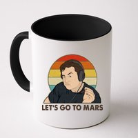 Retro Vintage Elon Musk Let's Go To Mars Mug