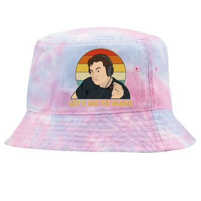 Retro Vintage Elon Musk Let's Go To Mars Tie-Dyed Bucket Hat