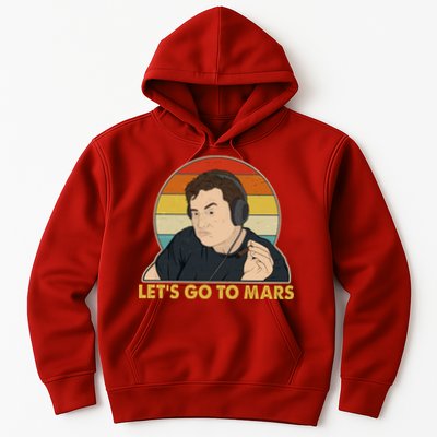 Retro Vintage Elon Musk Let's Go To Mars Hoodie