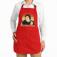 Retro Vintage Elon Musk Let's Go To Mars Apron