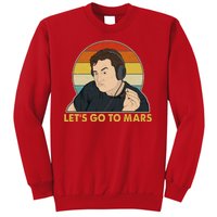 Retro Vintage Elon Musk Let's Go To Mars Sweatshirt