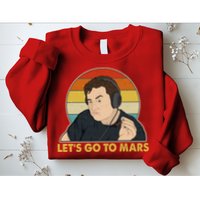 Retro Vintage Elon Musk Let's Go To Mars Sweatshirt